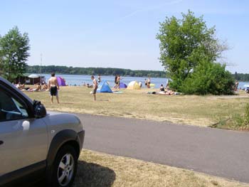 Campingpladsen i Magdeburg